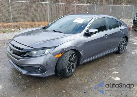 2020 Honda Civic Sport from USA, damaged, VIN 19XFC2F84LE013971